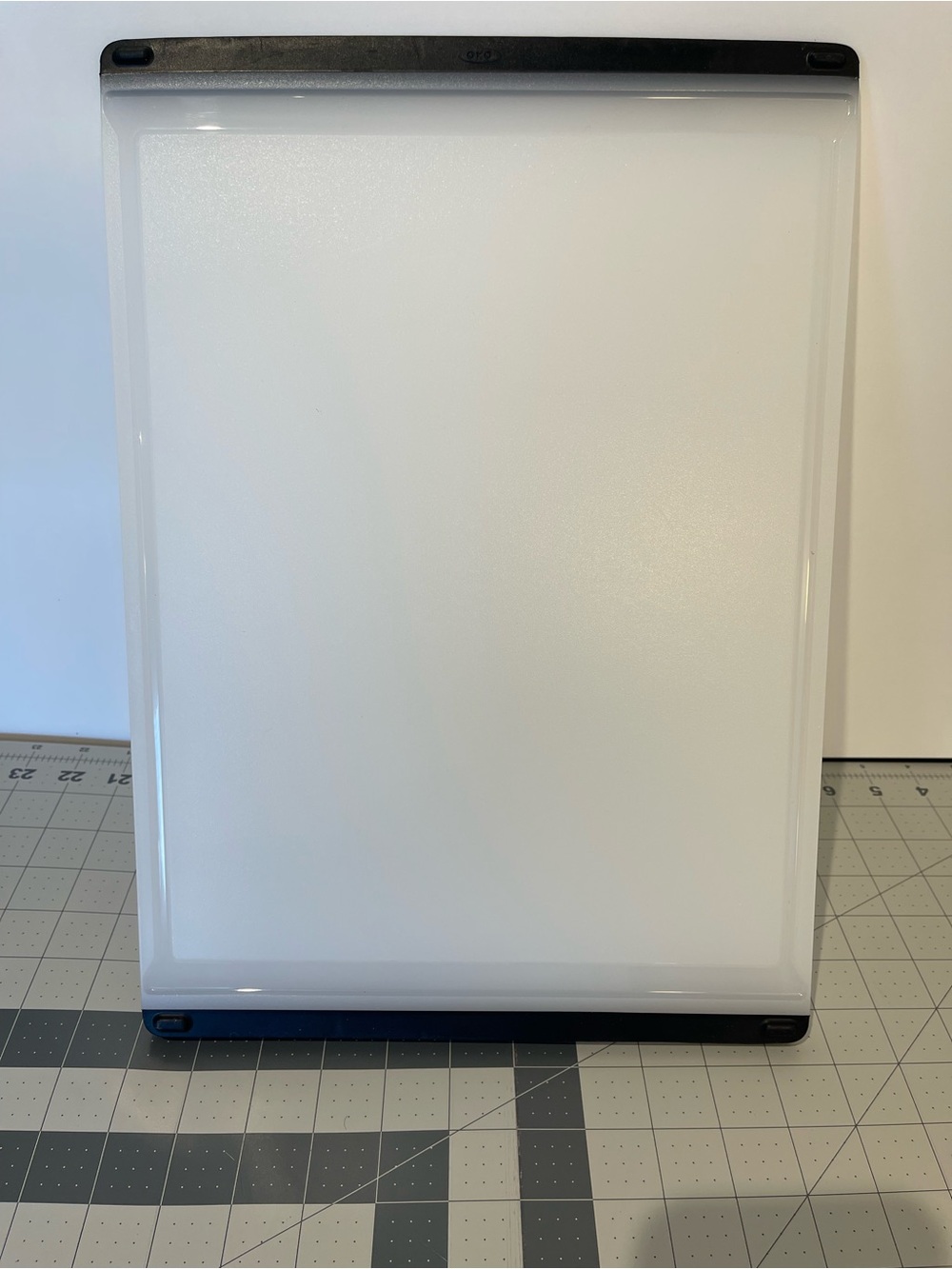 OXO Good Grips Utility Cutting Board 14.75 x 10.5 Double Sided White Black